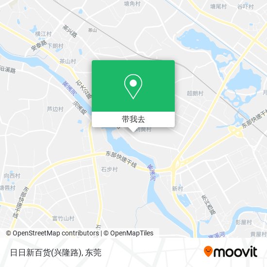 日日新百货(兴隆路)地图