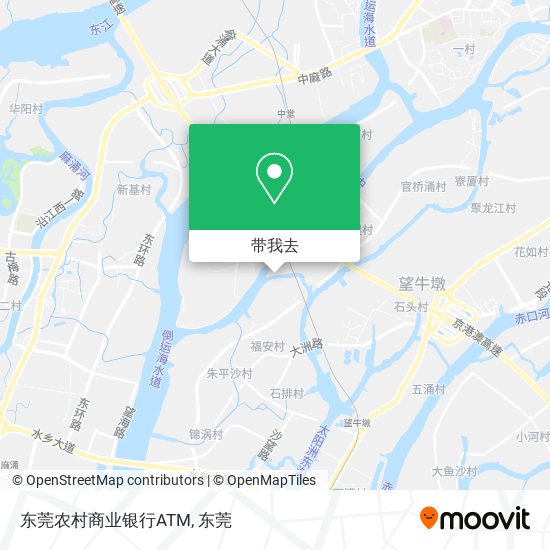 东莞农村商业银行ATM地图