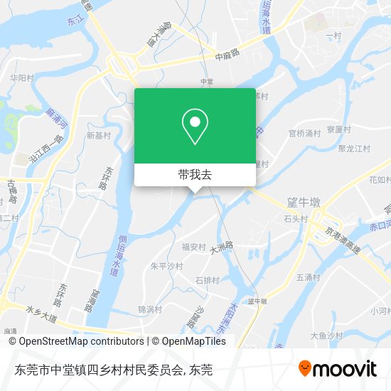 东莞市中堂镇四乡村村民委员会地图