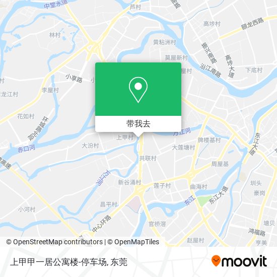上甲甲一居公寓楼-停车场地图