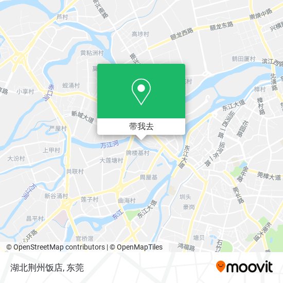 湖北荆州饭店地图