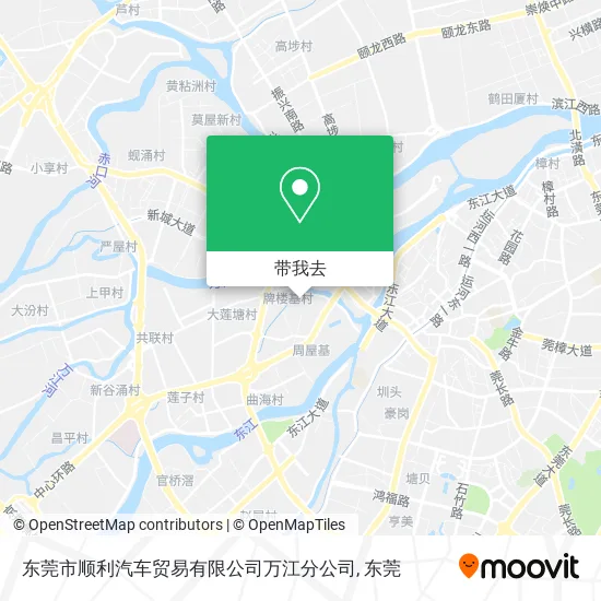 东莞市顺利汽车贸易有限公司万江分公司地图