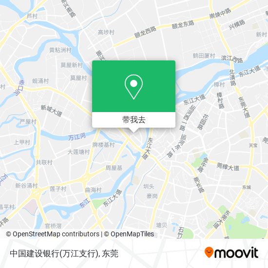 中国建设银行(万江支行)地图