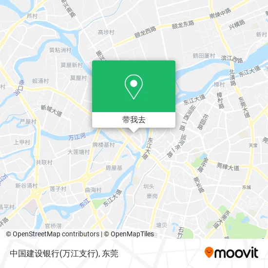 中国建设银行(万江支行)地图