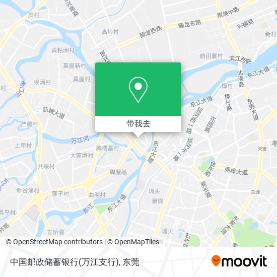 中国邮政储蓄银行(万江支行)地图