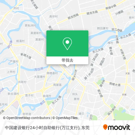 中国建设银行24小时自助银行(万江支行)地图