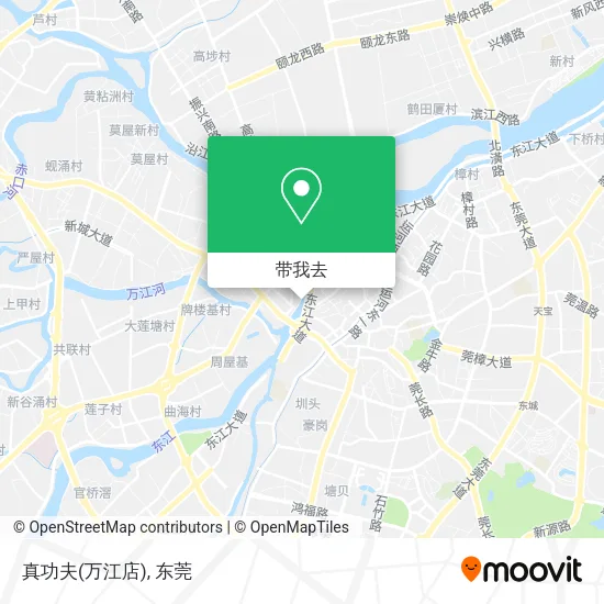 真功夫(万江店)地图