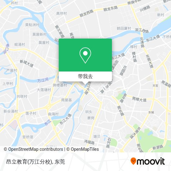昂立教育(万江分校)地图