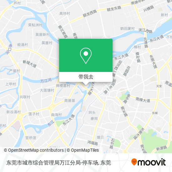东莞市城市综合管理局万江分局-停车场地图