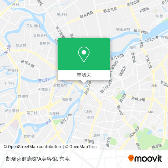 凯瑞莎健康SPA美容馆地图