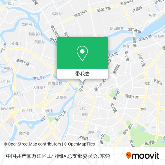 中国共产堂万江区工业园区总支部委员会地图