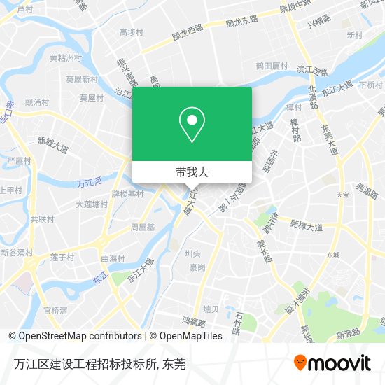 万江区建设工程招标投标所地图