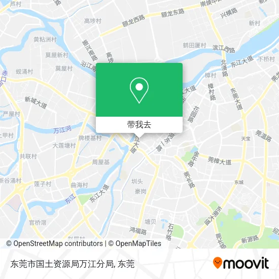 东莞市国土资源局万江分局地图