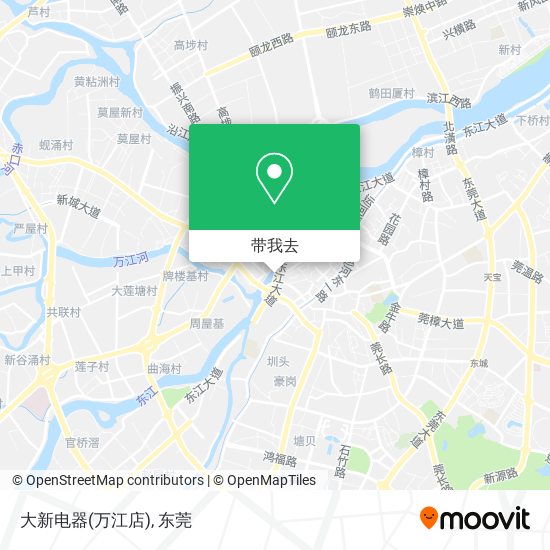 大新电器(万江店)地图