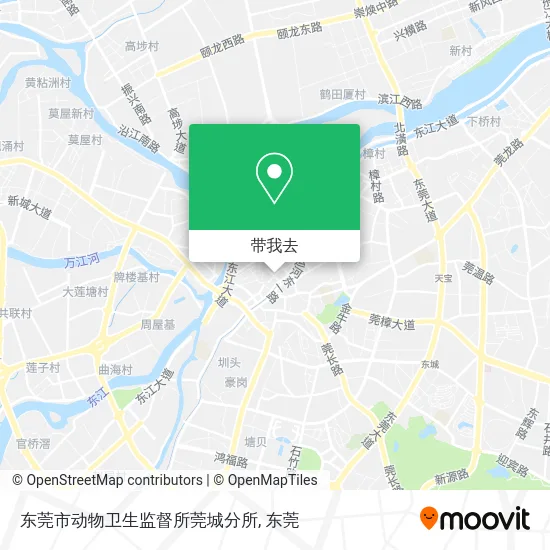 东莞市动物卫生监督所莞城分所地图