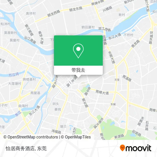 怡居商务酒店地图