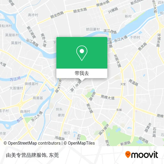 由美专营品牌服饰地图