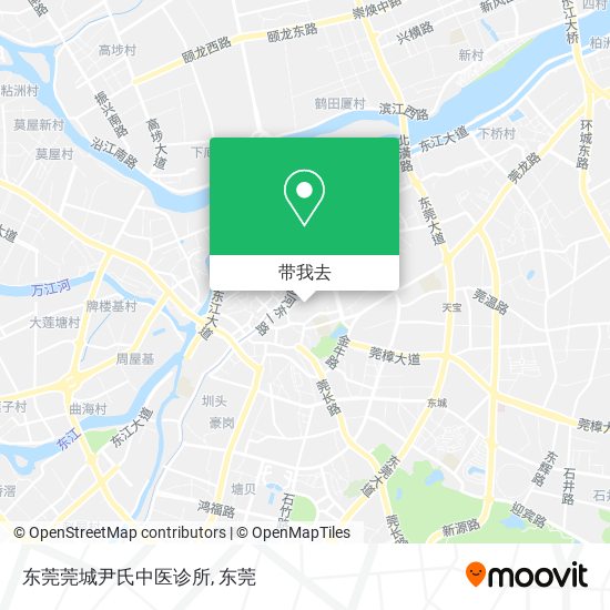 东莞莞城尹氏中医诊所地图