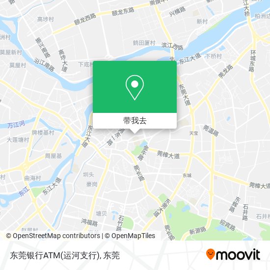 东莞银行ATM(运河支行)地图