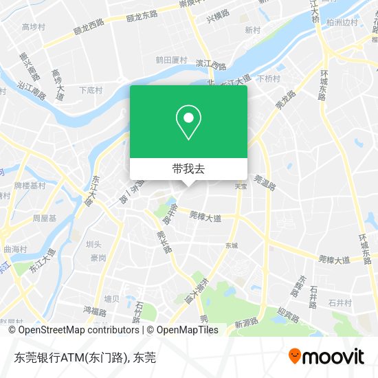 东莞银行ATM(东门路)地图