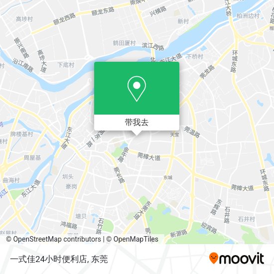 一式佳24小时便利店地图