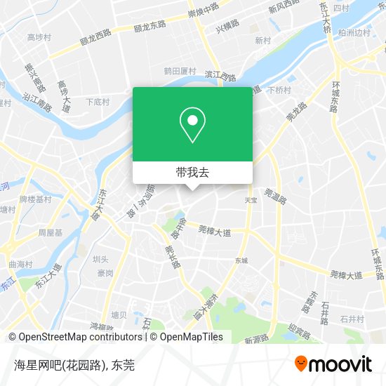 海星网吧(花园路)地图