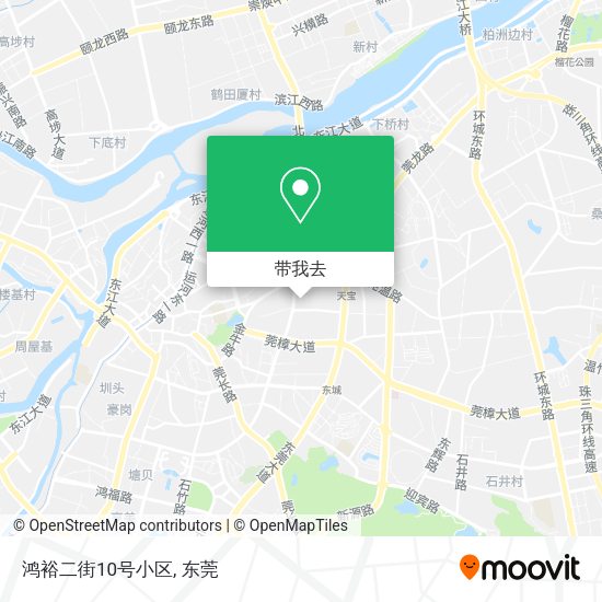 鸿裕二街10号小区地图