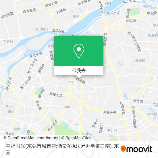 幸福阳光(东莞市城市管理综合执法局办事窗口南)地图