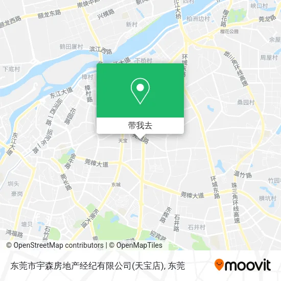 东莞市宇森房地产经纪有限公司(天宝店)地图