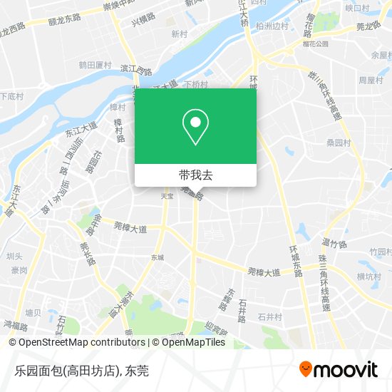 乐园面包(高田坊店)地图