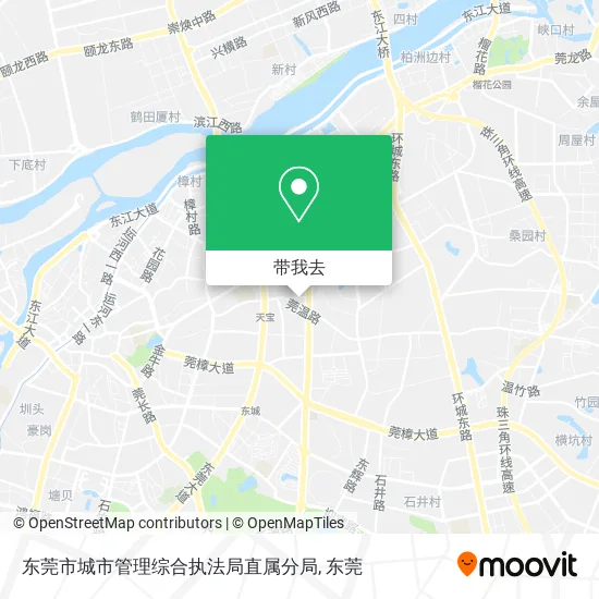 东莞市城市管理综合执法局直属分局地图