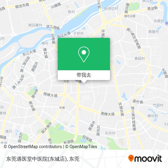 东莞遇医堂中医院(东城店)地图