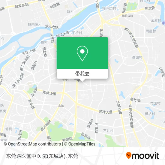 东莞遇医堂中医院(东城店)地图