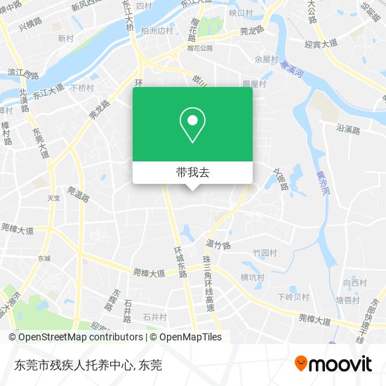 东莞市残疾人托养中心地图