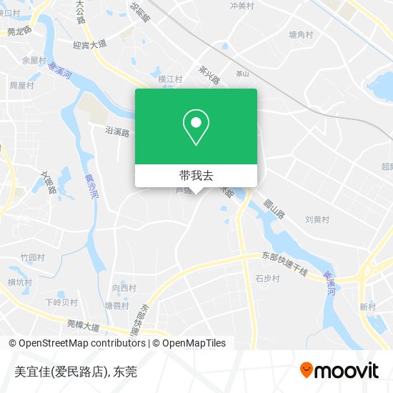 美宜佳(爱民路店)地图