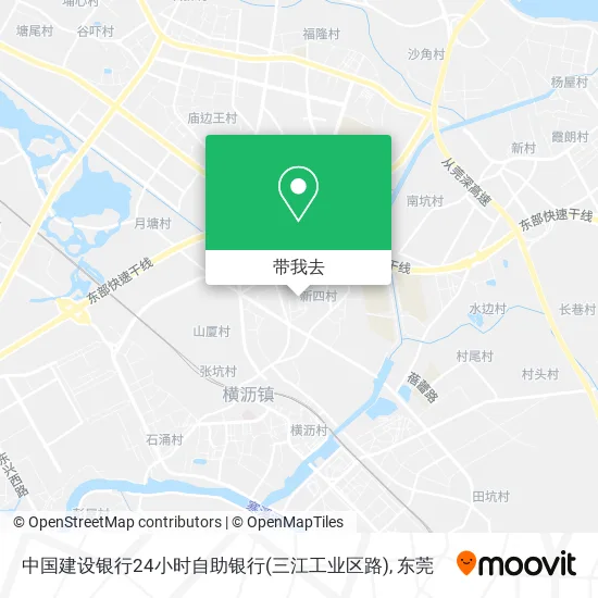 中国建设银行24小时自助银行(三江工业区路)地图