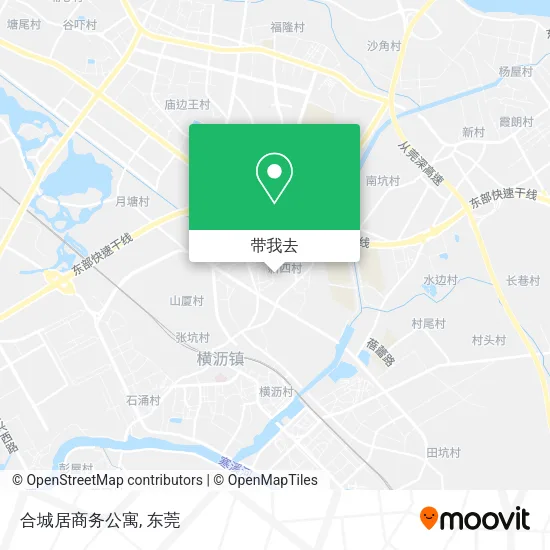 合城居商务公寓地图