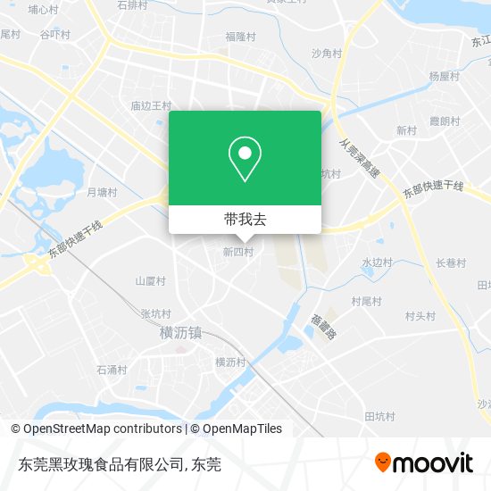 东莞黑玫瑰食品有限公司地图