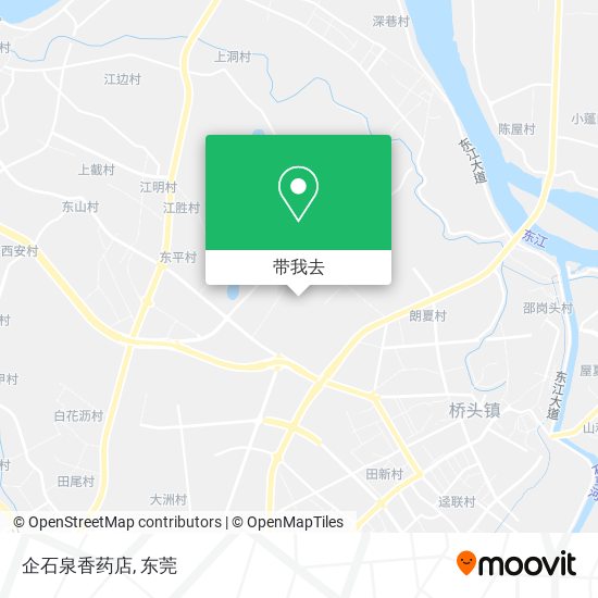 企石泉香药店地图