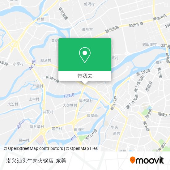 潮兴汕头牛肉火锅店地图