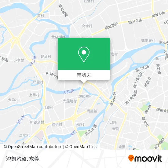 鸿凯汽修地图