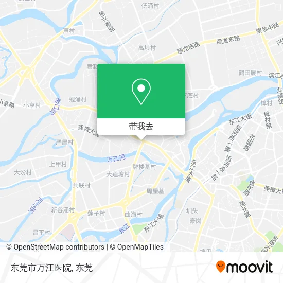 东莞市万江医院地图