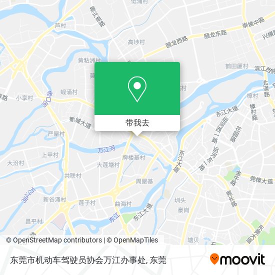 东莞市机动车驾驶员协会万江办事处地图