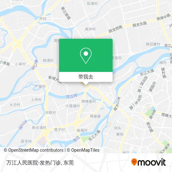 万江人民医院-发热门诊地图