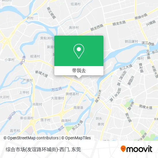 综合市场(友谊路环城街)-西门地图
