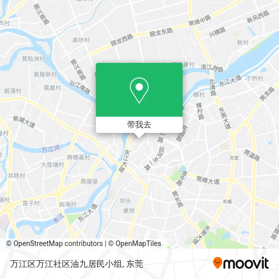 万江区万江社区油九居民小组地图