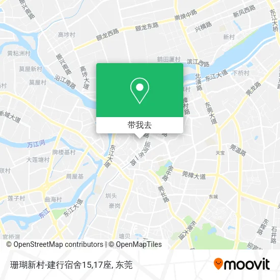 珊瑚新村-建行宿舍15,17座地图