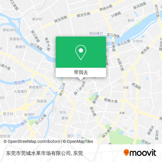 东莞市莞城水果市场有限公司地图