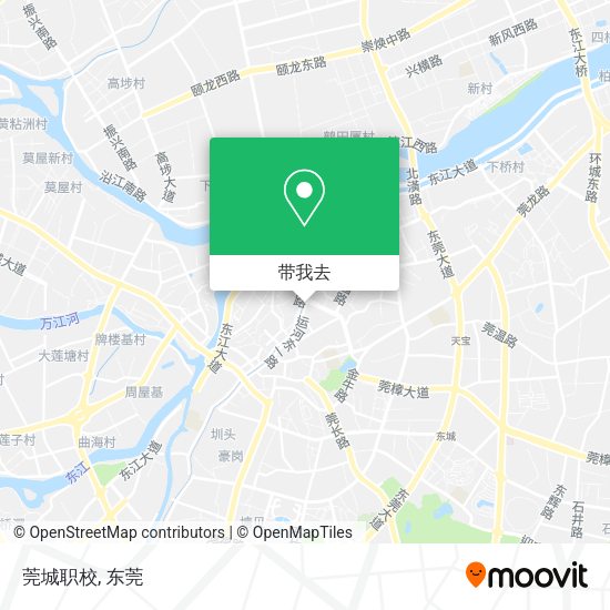 莞城职校地图