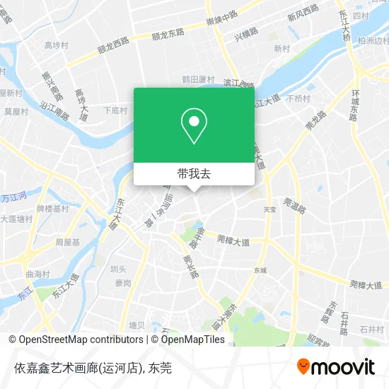 依嘉鑫艺术画廊(运河店)地图